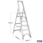 measurements of AXL6 step ladder