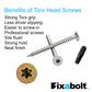 benefits of torx head screws