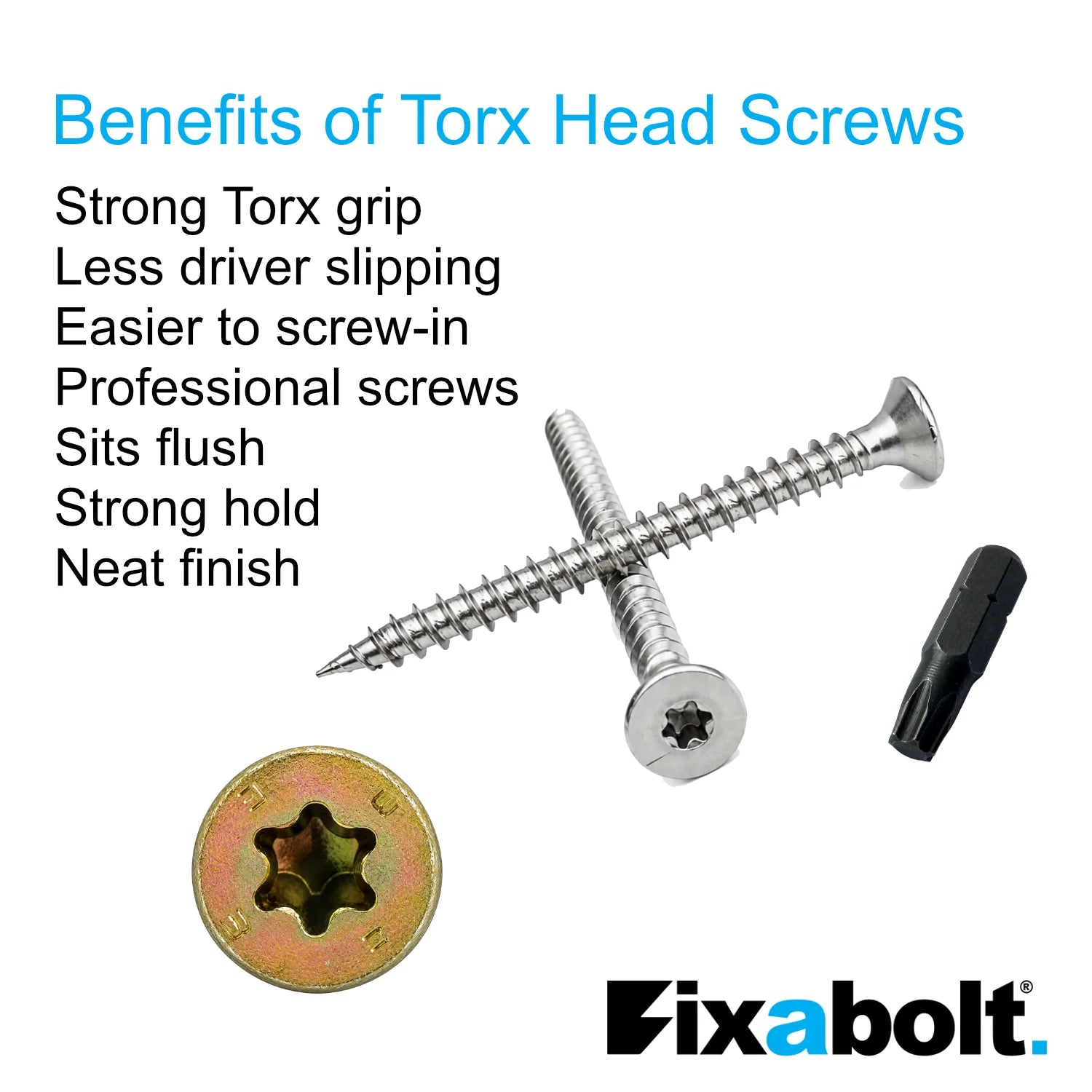 benefits of torx head screws