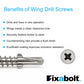 benefits of using wing drill screws