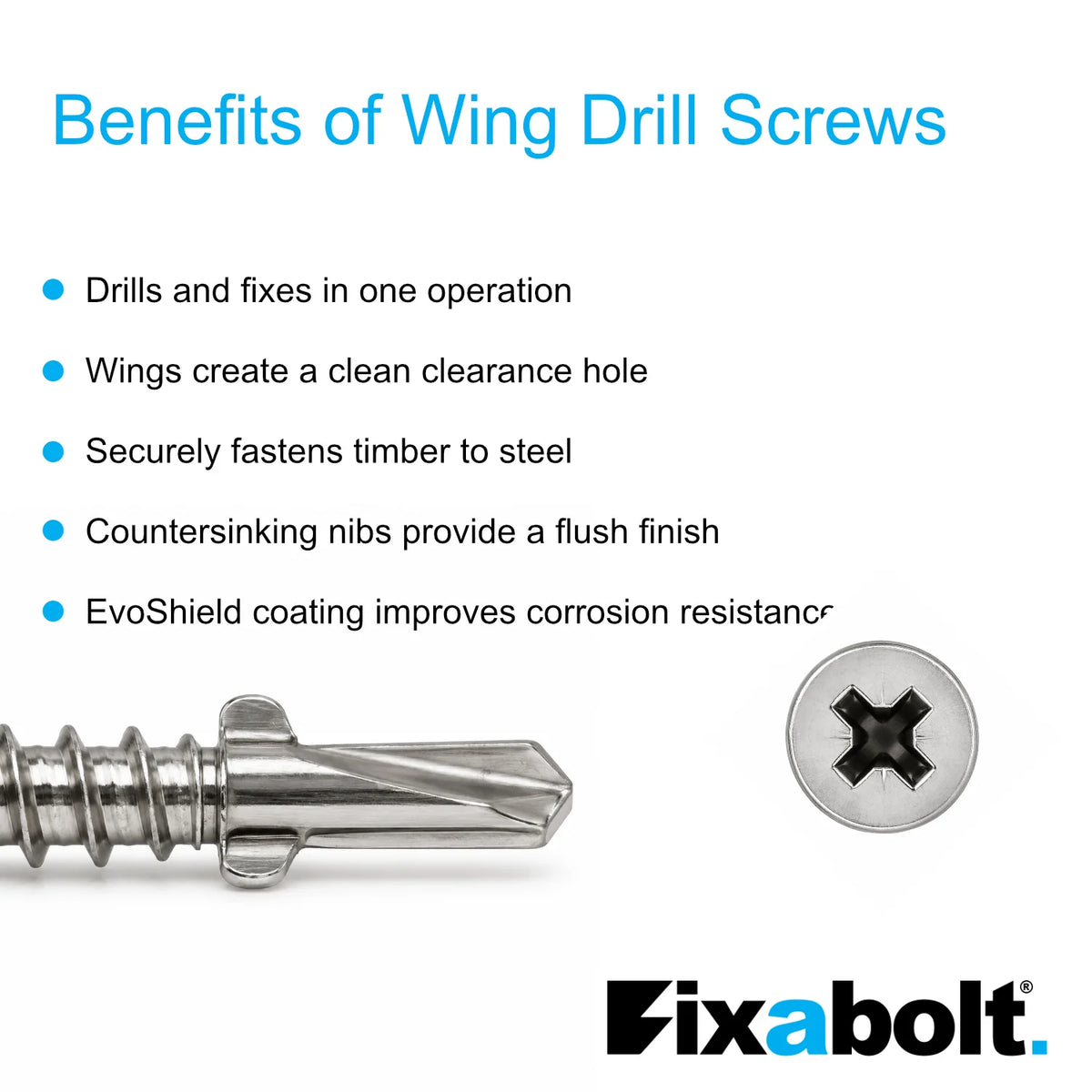 benefits of using wing drill screws