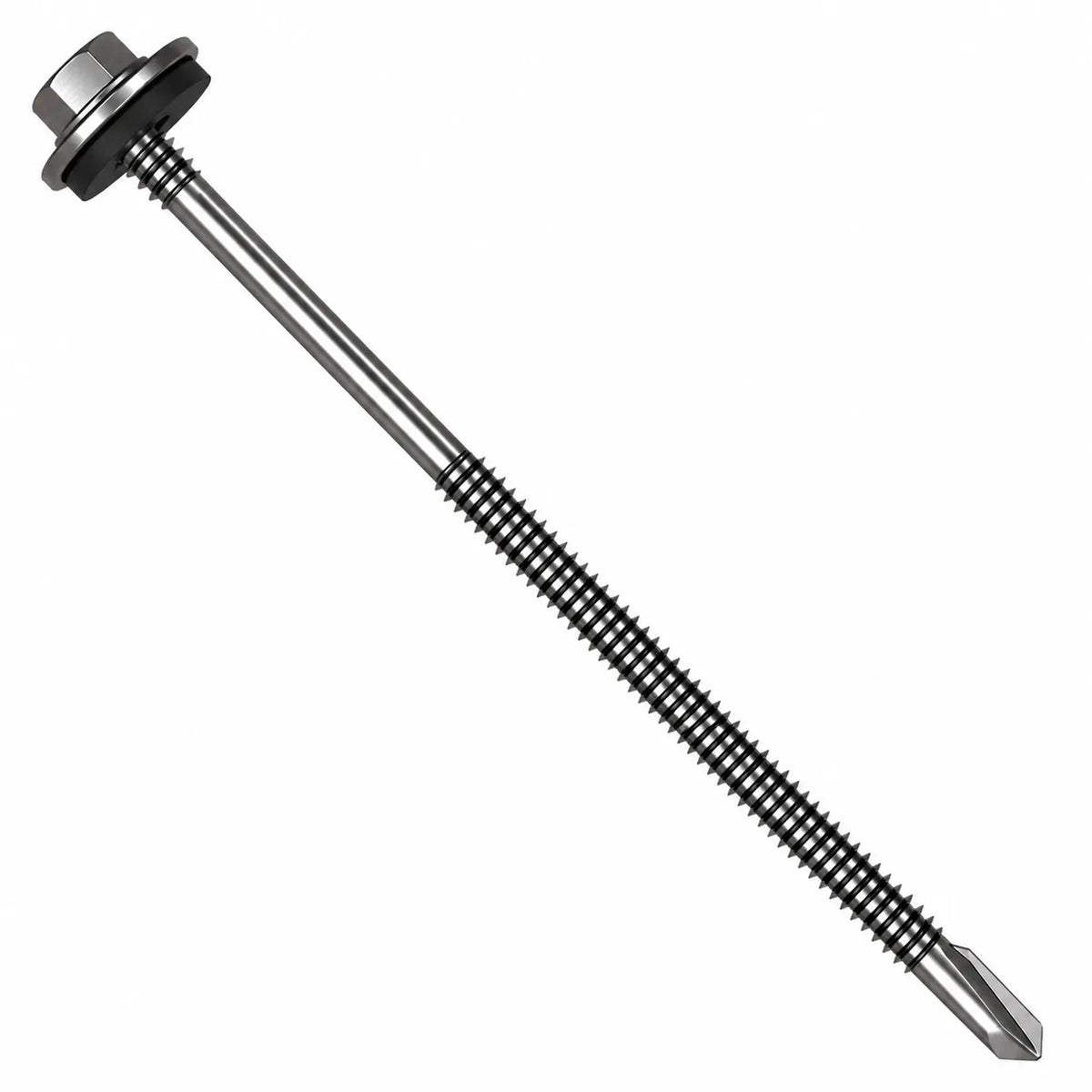 5.5 x 260mm Heavy Section Composite Panel Screws with 19mm bonded washer and TEK 5 drill point
