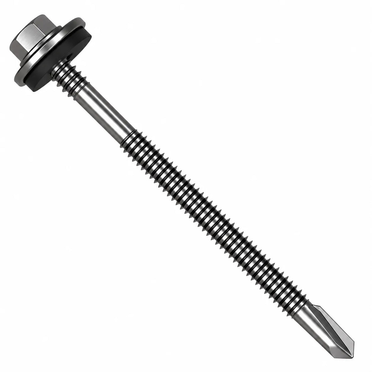 5.5 x 125mm Heavy Section Composite Panel Screws with 16mm bonded washer and TEK 5 drill point