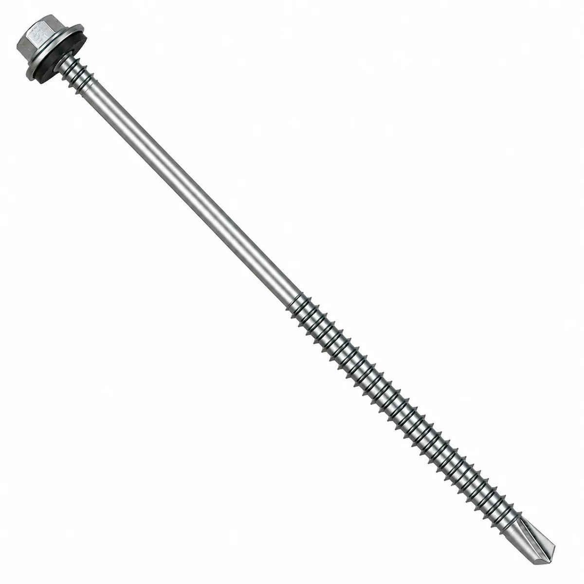 5.5 x 200mm Light Section Composite Panel Screws with 16mm bonded washer and TEK 3 drill point