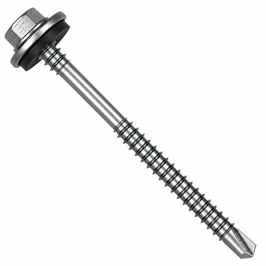 5.5 x 135mm Light Section Composite Panel Screws with 19mm bonded washer and TEK 3 drill point