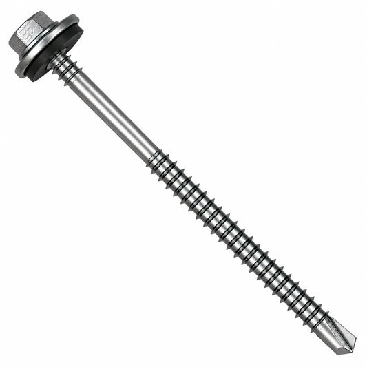 5.5 x 185mm Light Section Composite Panel Screws with 19mm bonded washer and TEK 3 drill point