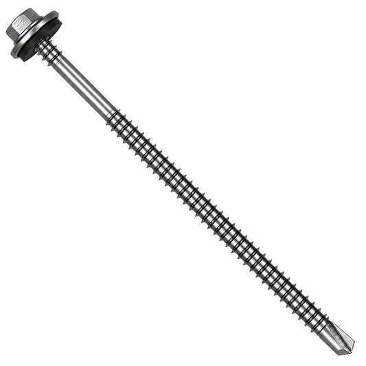 5.5 x 300mm Light Section Composite Panel Screws with 19mm bonded washer and TEK 3 drill point