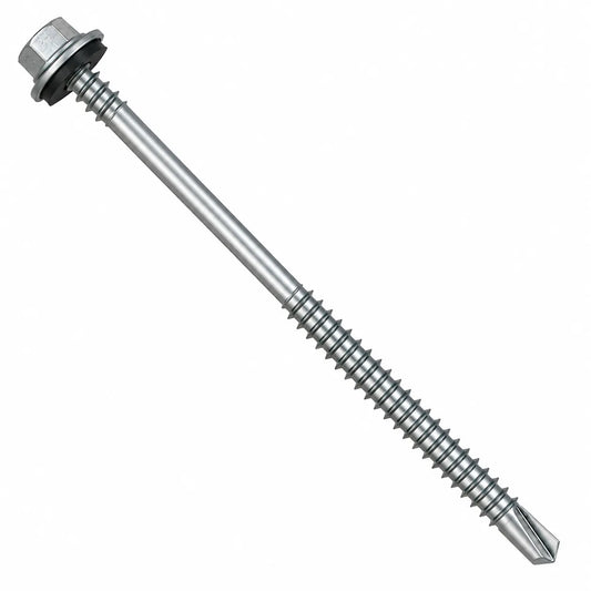 5.5 x 105mm Light Section Composite Panel Screws with 16mm bonded washer and TEK 3 drill point