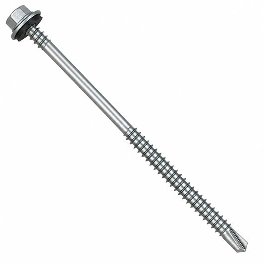 5.5 x 115mm Light Section Composite Panel Screws with 16mm bonded washer and TEK 3 drill point