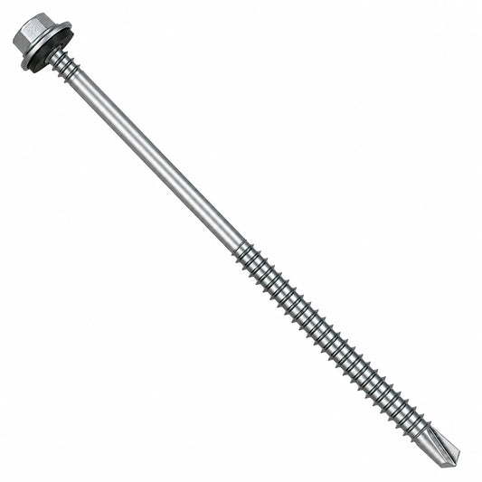 5.5 x 165mm Light Section Composite Panel Screws with 16mm bonded washer and TEK 3 drill point