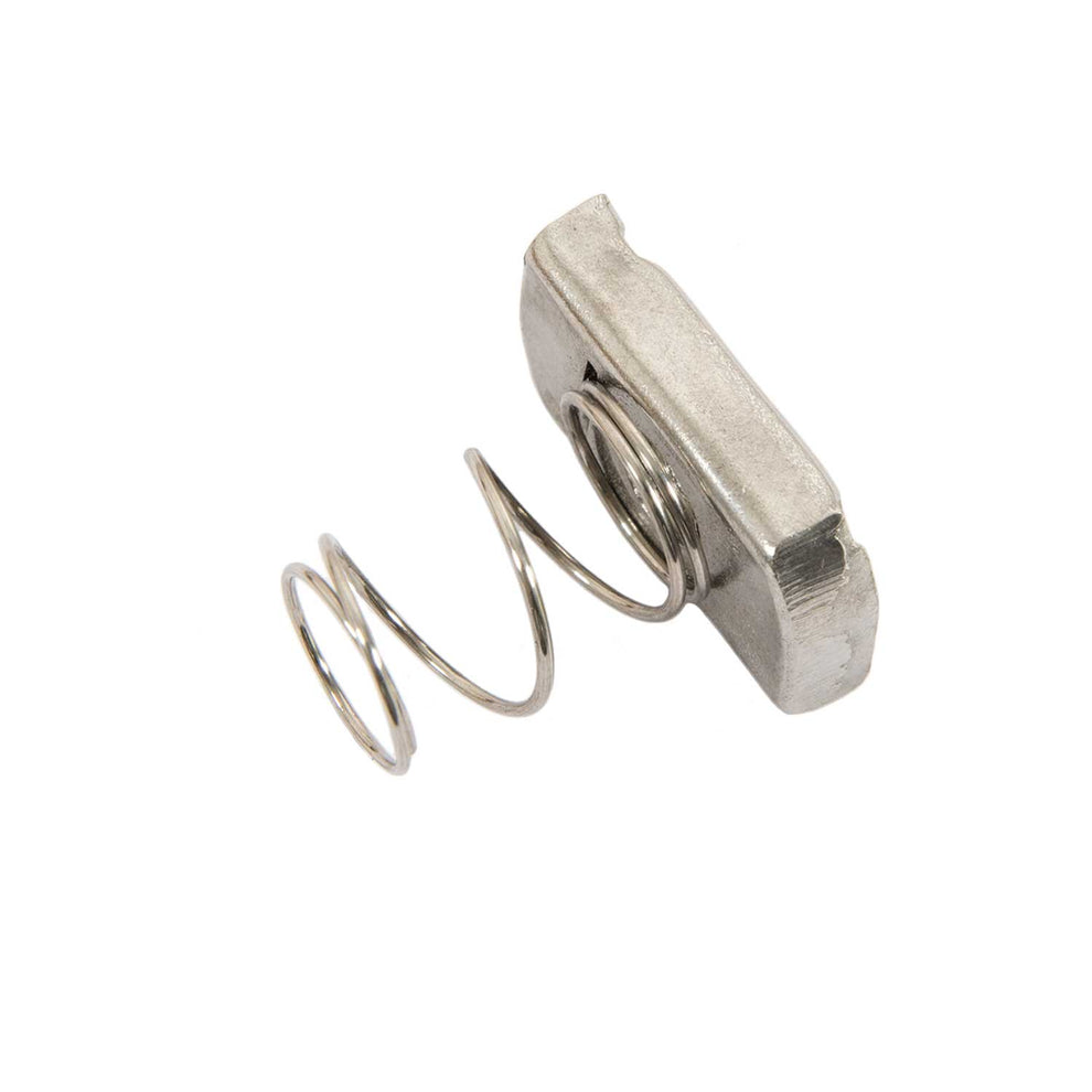 M10 Channel Spring Nut (Short Spring) A4 Stainless | Fixabolt