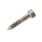m10 x 60mm coach screw in stainless steel