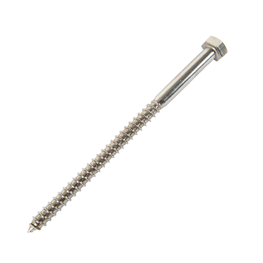 m12 x 160mm stainless steel coach screw
