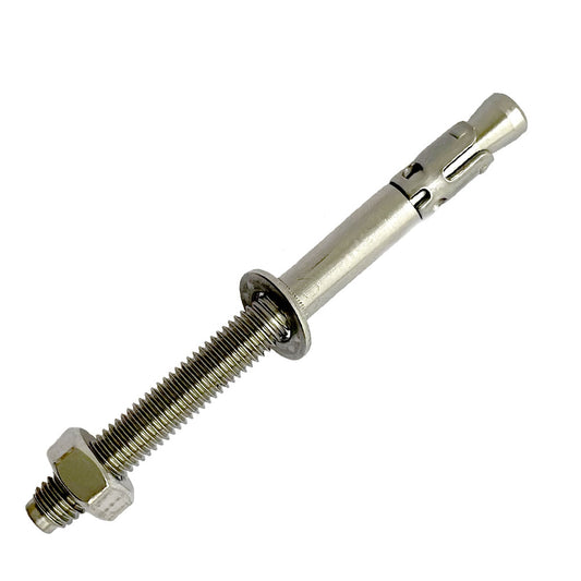 m12 x 180mm through bolt in A4 stainless steel