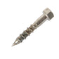 m12 x 80mm stainless steel coach screw
