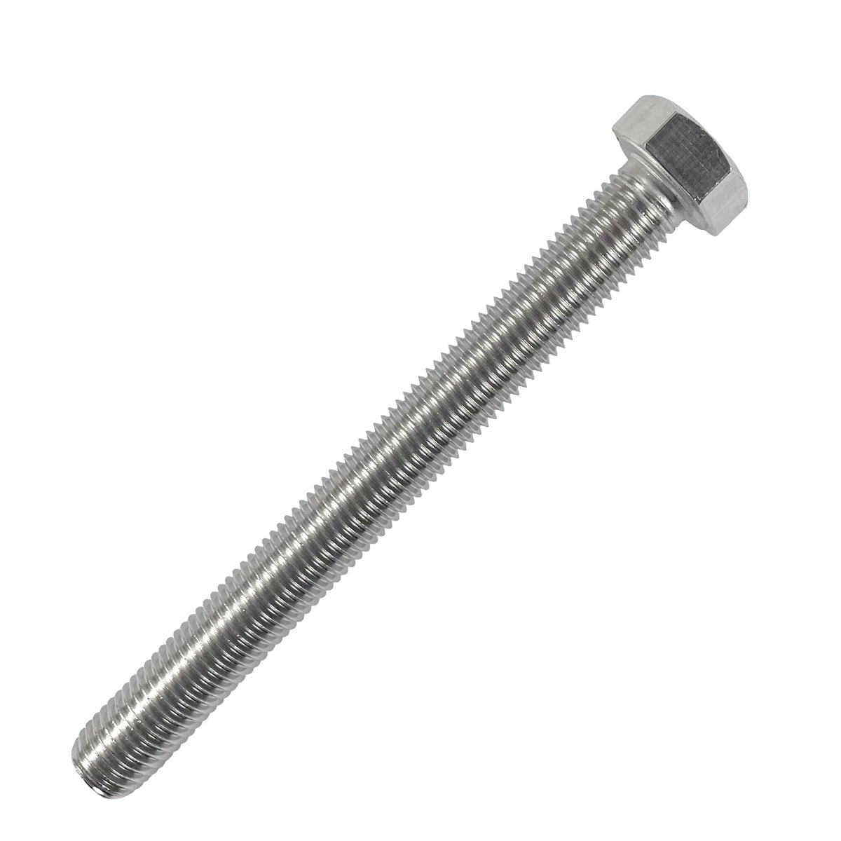 M16 x 110mm Full Thread Bolt Stainless Steel (Set Screw) DIN 933 | Earn ...