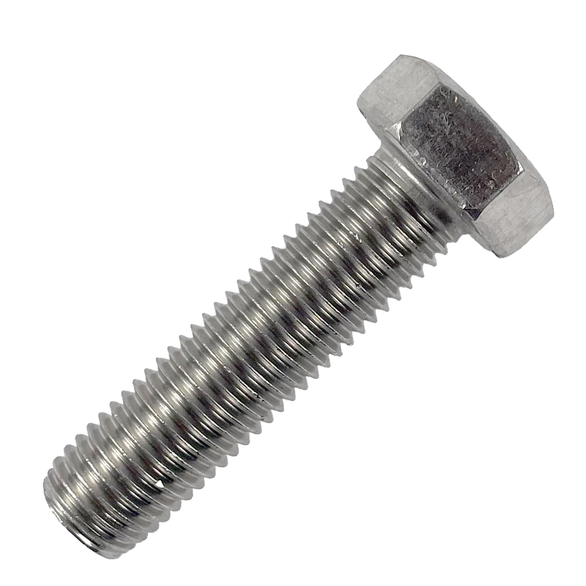 M16 x 50mm Full Thread Bolt Stainless Steel (Set Screw) DIN 933 | Earn ...