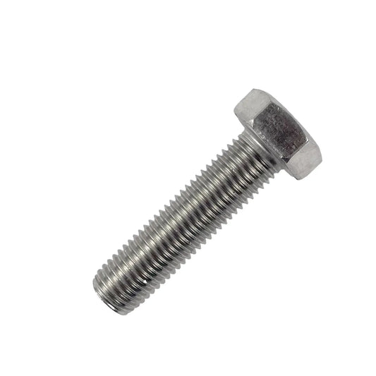 M4 x 30mm Full Thread Bolt (Set Screw) DIN 933 A2 Stainless Steel