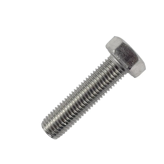 M5 x 40mm Full Thread Bolt (Set Screw) DIN 933 A2 Stainless Steel