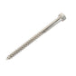 m8 x 130mm coach screw in stainless steel