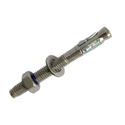 m8 x 75mm A4 stainless through bolt