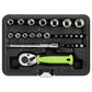 S01233 Siegen Socket Set 1/4"Sq Drive 25pc