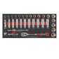 TBT41 Premier Socket Set with Tool Tray 3-8"Sq Drive 32pc