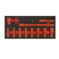 TBTE01 Premier Insulated Socket Set with Tool Tray 3-8"Sq Drive 11pc-VDE Approved