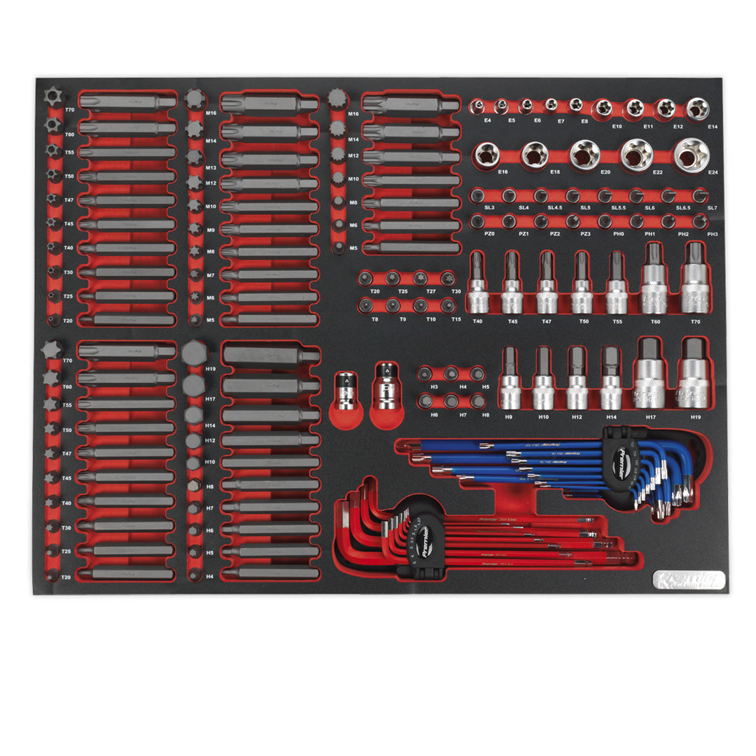 TBTP07 Premier Platinum Specialised Bit & Socket Set with Tool Tray 177pc