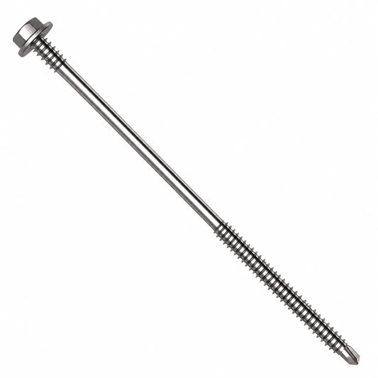 5.5 x 185mm High Thread Composite Panel Screws TEK 3 carbon steel