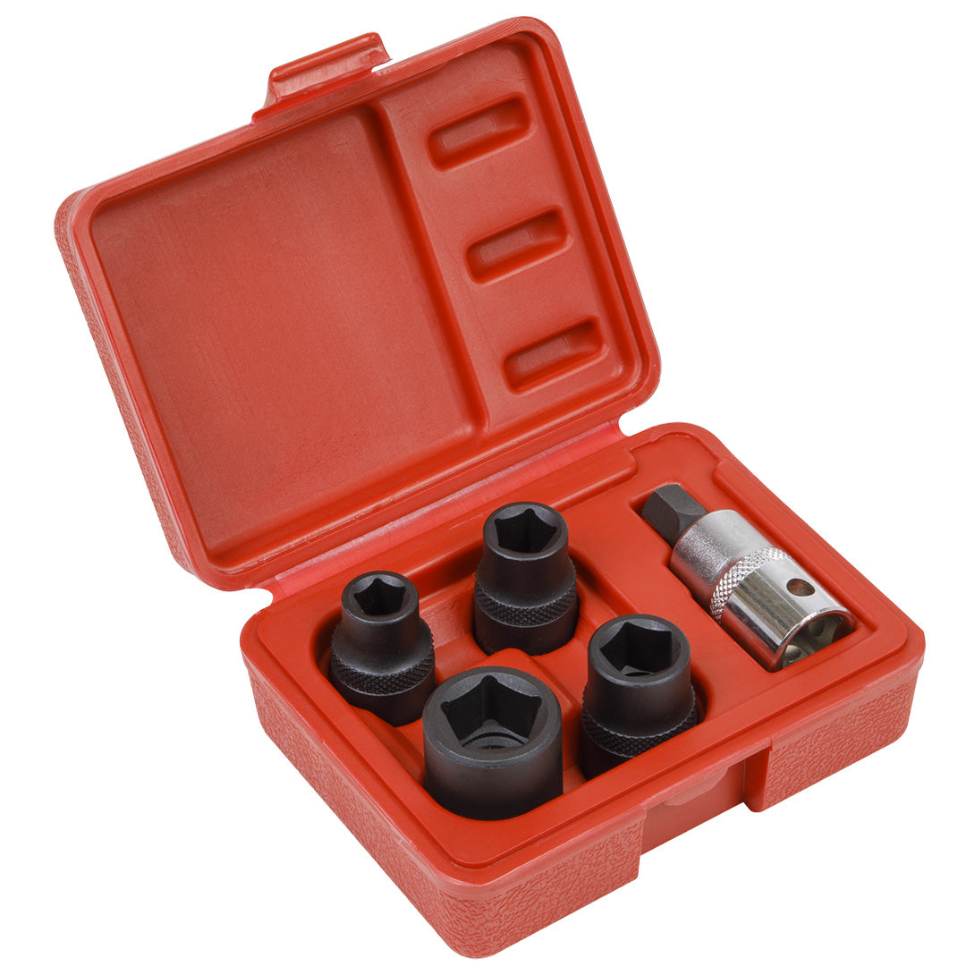 Brake Caliper Socket Set 1/2"Sq Drive 5pc