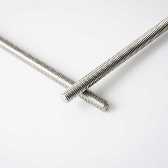 10 Inch Threaded Rod M10 x 1000mm Stainless Steel Threaded Bar / Threaded Rod DIN 976-1 ...