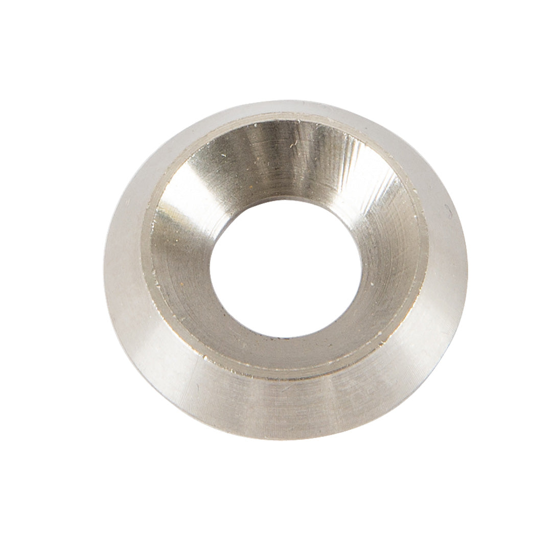 m12 countersunk cup washers in solid stainless steel