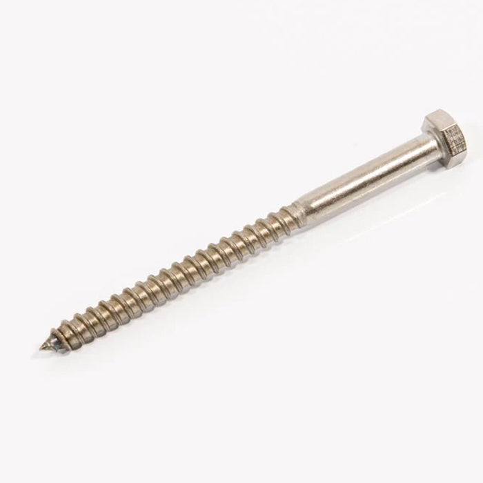 m8 x 180mm coach screw din 571 stainless steel a2