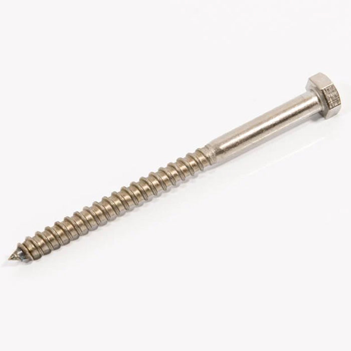 m8 x 200mm coach screw stainless steel