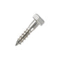 m8 x 30mm coach screw in stainless steel