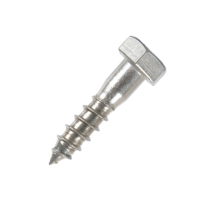 m8mm x 50mm coach screw in stainless steel