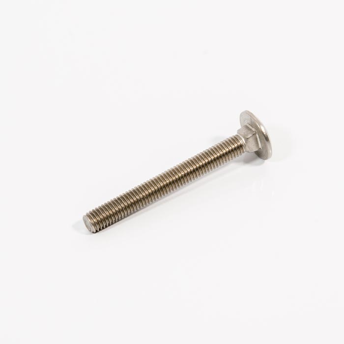 M8 x 60mm coach bolt stainless steel A2