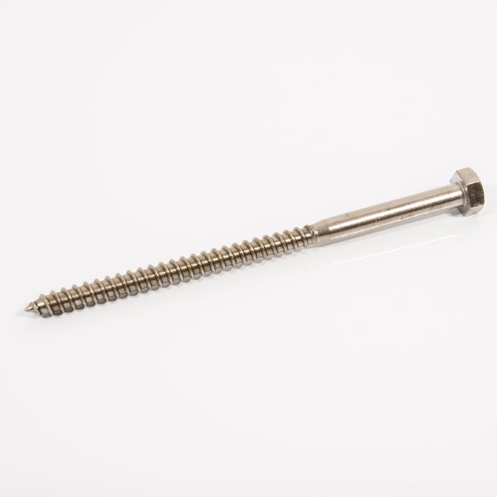 m10 x 180mm A2 stainless steel coach screw