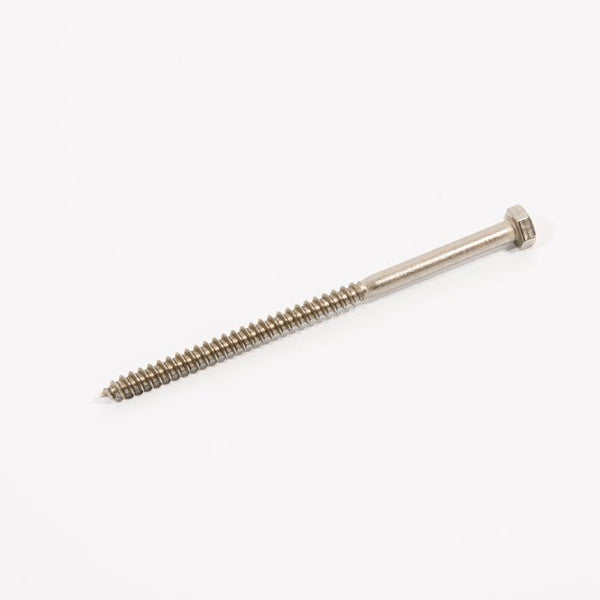 M6 x 120mm Coach Screw Stainless Steel A2 DIN 571 Earn Points Fixabolt