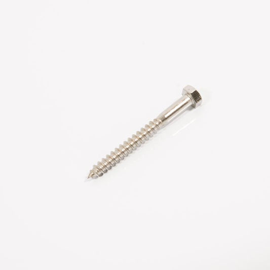 m8 x 60mm coach screw in stainless steel