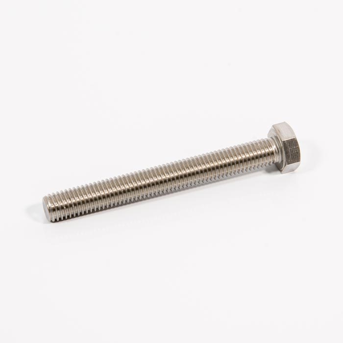 M12 x 100mm Fully Threaded Bolt Stainless Steel (Set Screw) DIN 933 ...