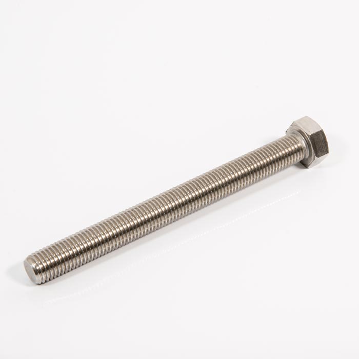 M16 x 160mm Fully Threaded Bolt Stainless Steel (Set Screw) DIN 933 ...